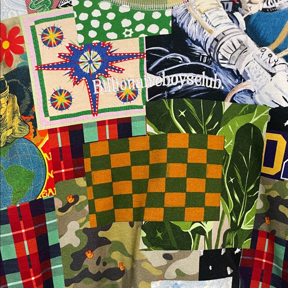 Billionaire Boys Club Multicolor Patchwork Tee